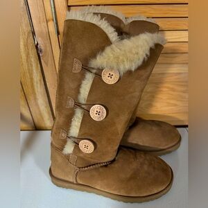 Tall UGG shearling boots